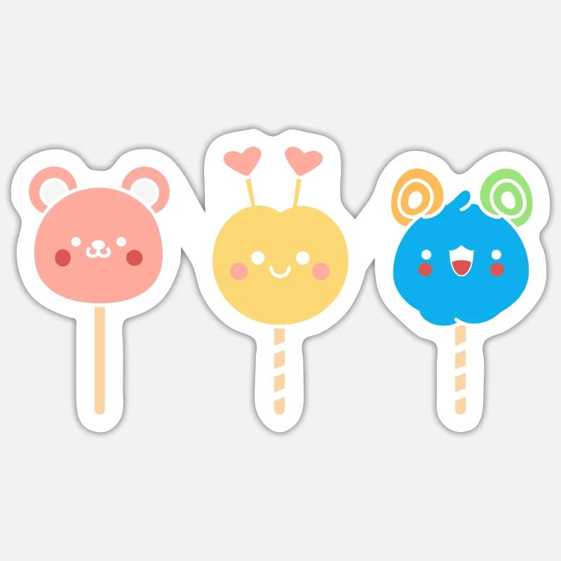 candy - Sticker size S (10 x 10 cm) - white matte