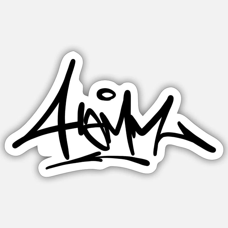Hamm Tag Style Sticker size S (10 x 10 cm)