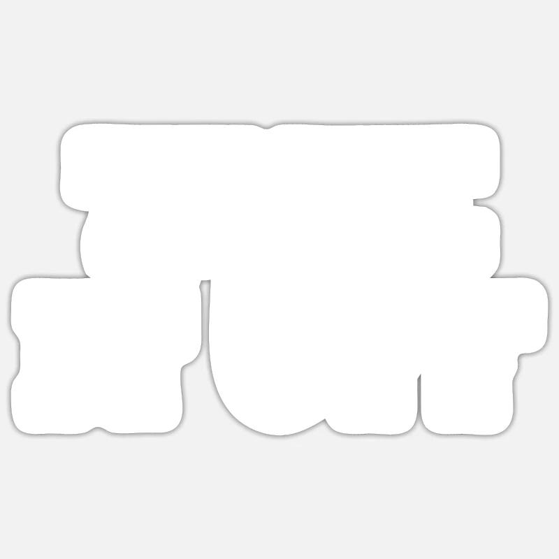 Take it off - Sticker size S (10 x 10 cm) - white matte