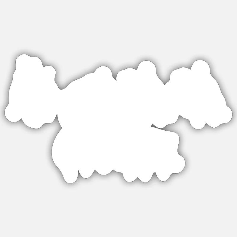 Ride or Die - Sticker Größe S (10 x 10 cm) - Mattweiß