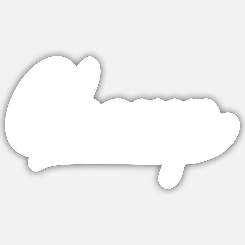 Champ - Sticker Größe S (10 x 10 cm) - Mattweiß