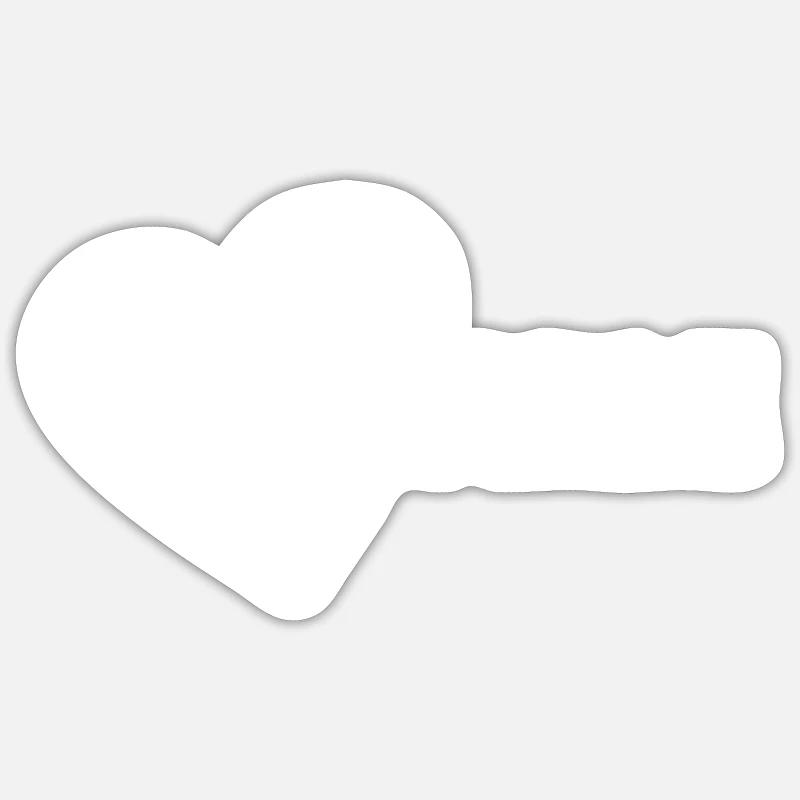 Prénom Marle - Sticker taille S (10 x 10 cm) - blanc mat