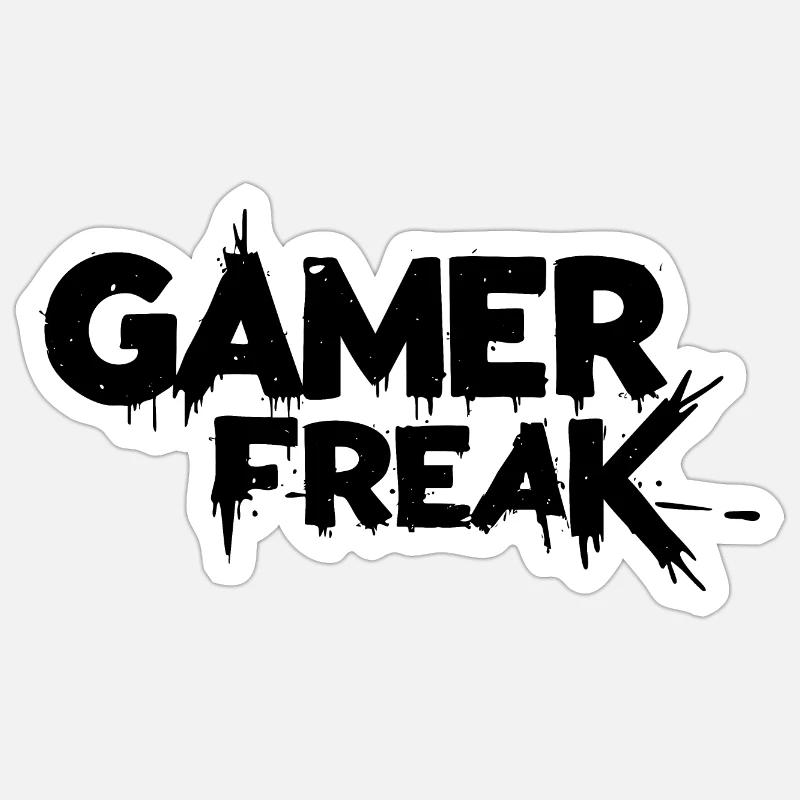 Adoptez l’obsession du jeu - Sticker taille S (10 x 10 cm) - blanc mat