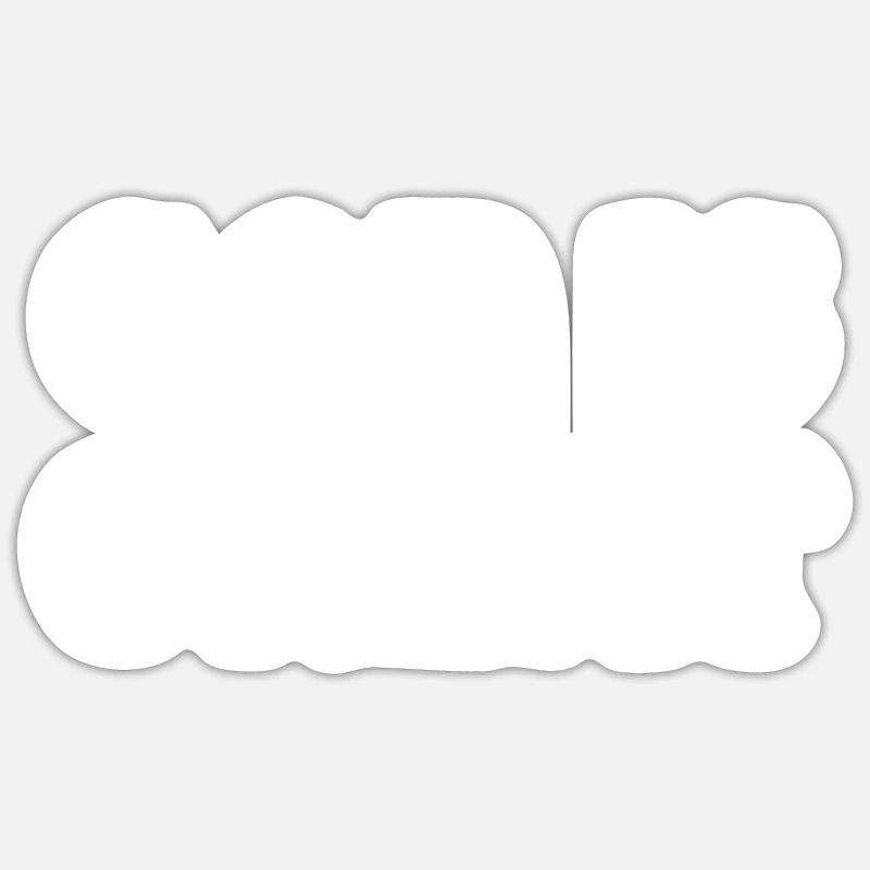god is great - Sticker size S (10 x 10 cm) - white matte