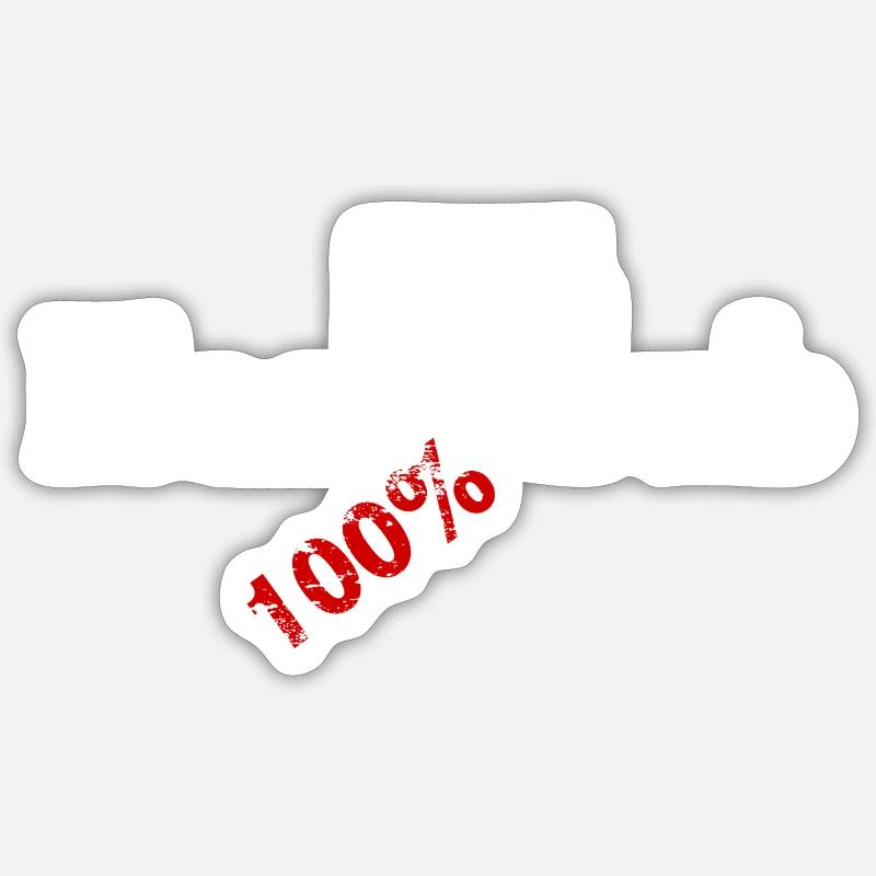 Sticker Größe S (10 x 10 cm) - 