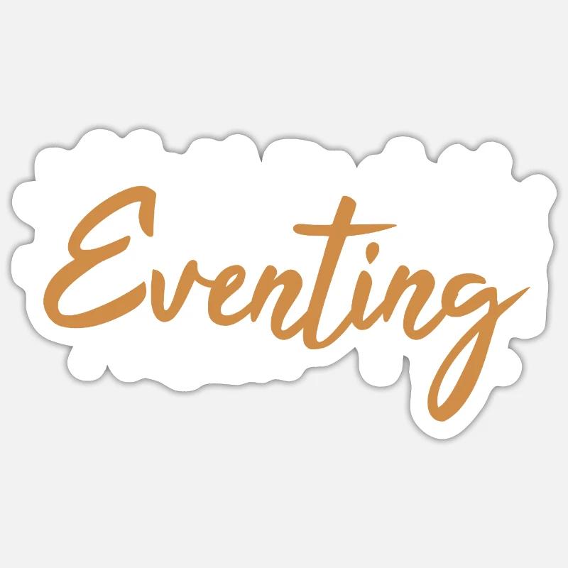 Cavalier Concours complet Sticker taille S (10 x 10 cm)