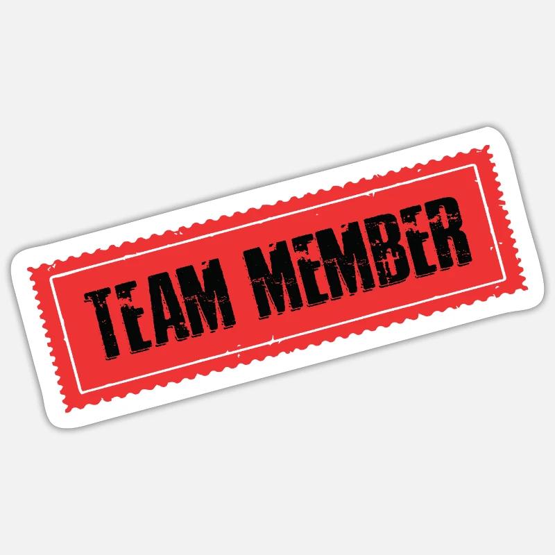 Équipier - Sticker taille S (10 x 10 cm) - blanc mat