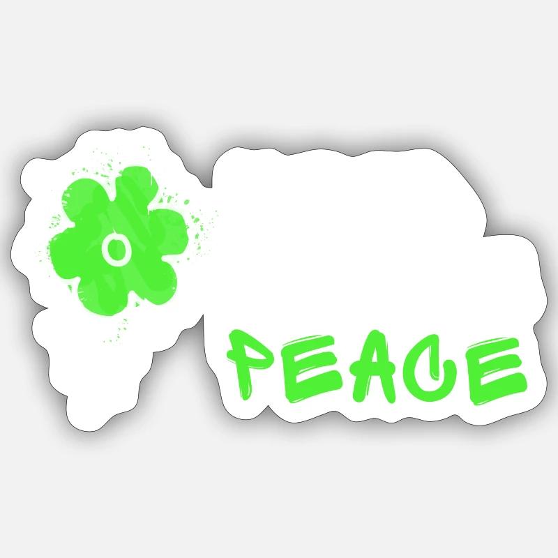 Peace Clock™ project Sticker size S (10 x 10 cm)