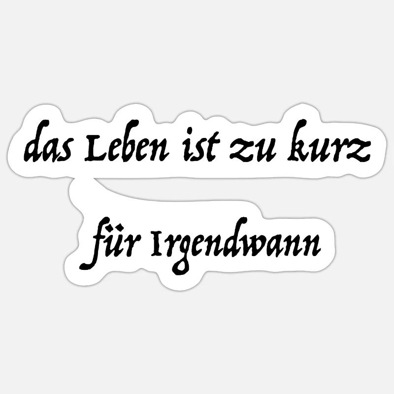 Sticker Größe S (10 x 10 cm) - 