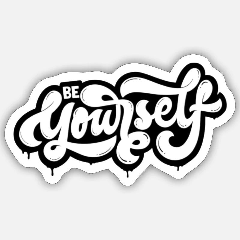 Style décontracté Sticker taille S (10 x 10 cm)