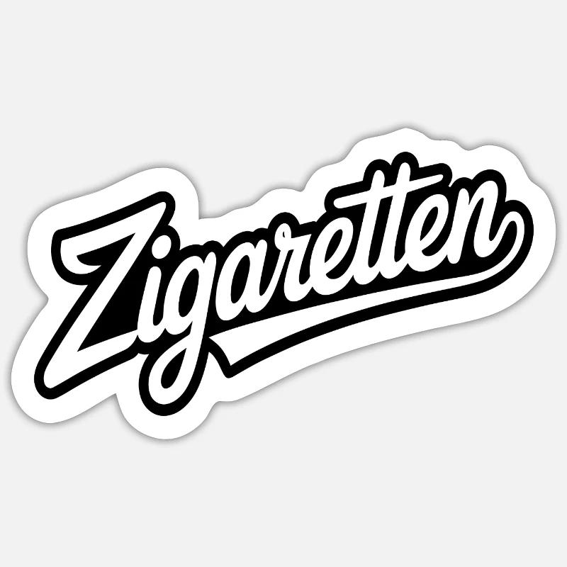 Cigarettes - German Memes Sticker size S (10 x 10 cm)