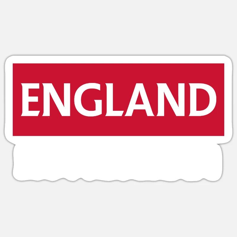 Conception de l’emblème anglais de Nottingham - Sticker taille S (10 x 10 cm) - blanc mat