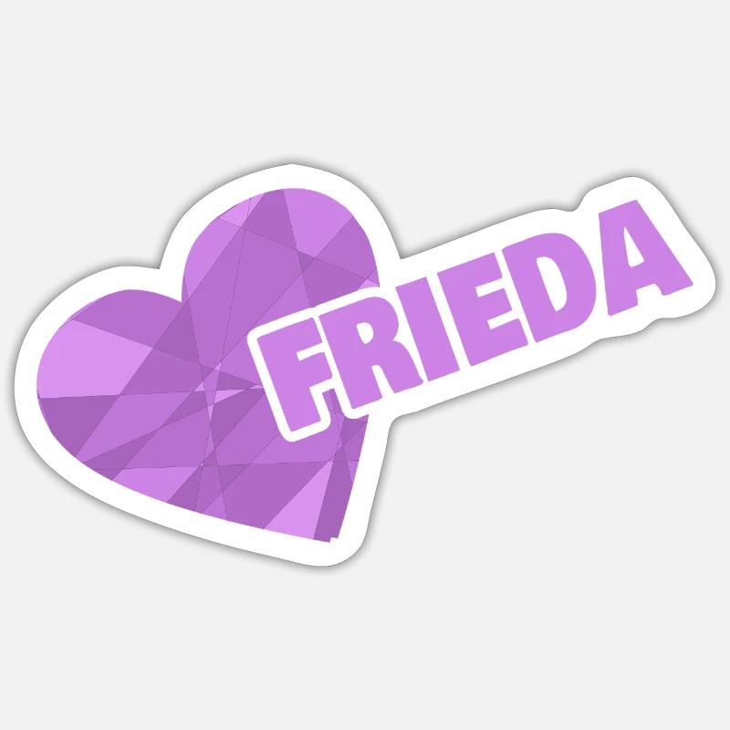Frieda comme une couronne Sticker taille S (10 x 10 cm)