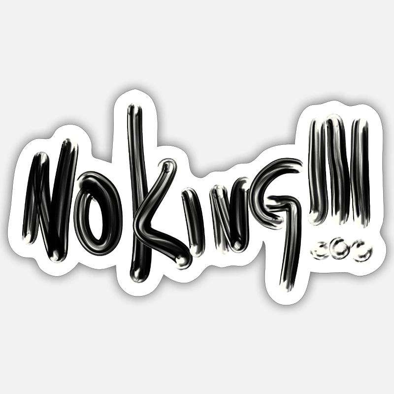Pas de roi Sticker taille S (10 x 10 cm)