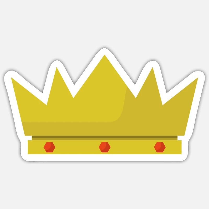 Crown Sticker size S (10 x 10 cm)