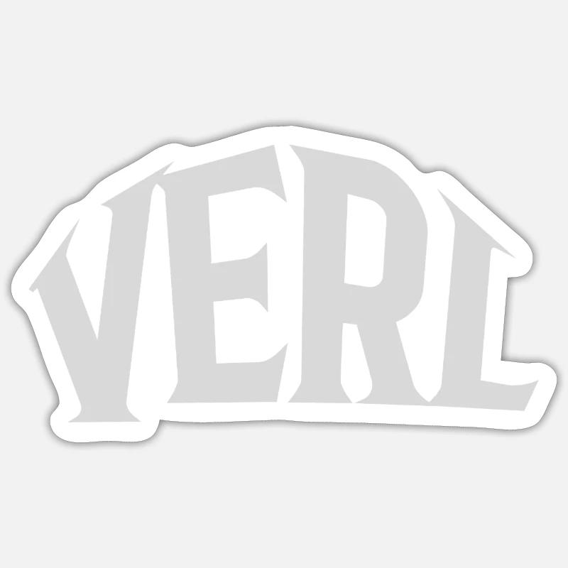 Verl - Sticker Größe S (10 x 10 cm) - Mattweiß