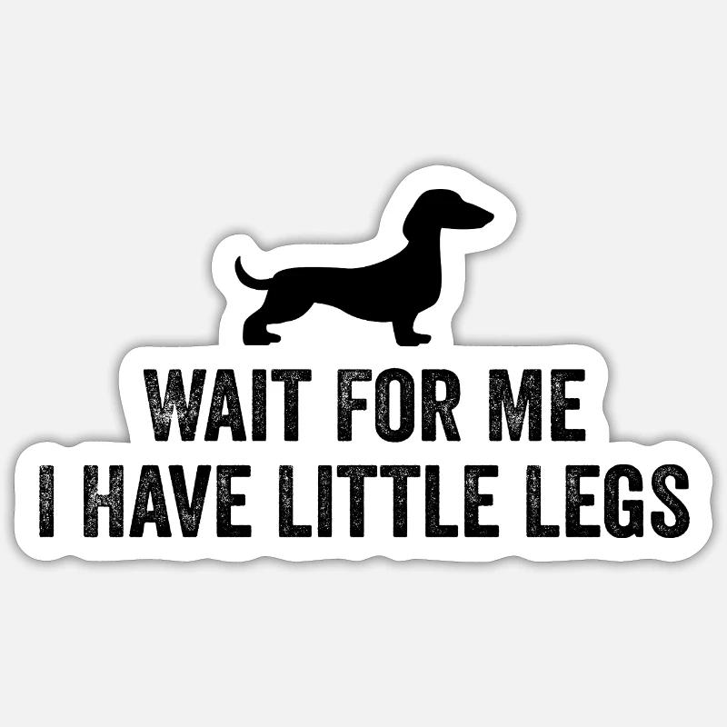 Bester Dackel Mama Papa Hundebesitzer Geschenk - Sticker Größe S (10 x 10 cm) - Mattweiß