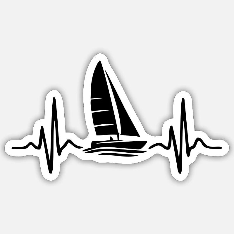 Voile - Sticker taille S (10 x 10 cm) - blanc mat