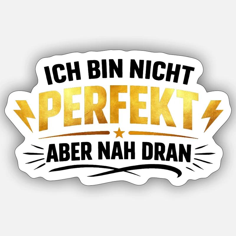 Parfait - Sticker taille S (10 x 10 cm) - blanc mat