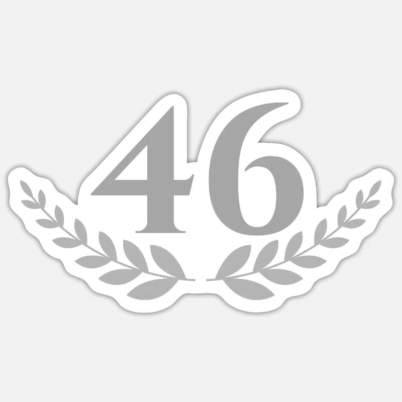 46 Sticker size S (10 x 10 cm)