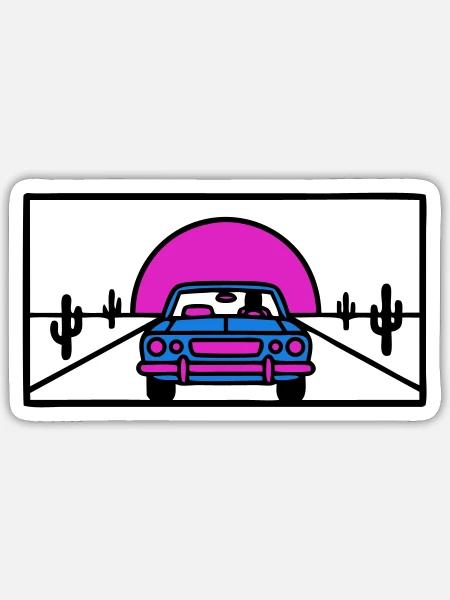 - Sticker size S (10 x 10 cm) - white matte