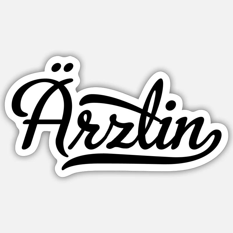 Ärztin Sticker Größe S (10 x 10 cm)