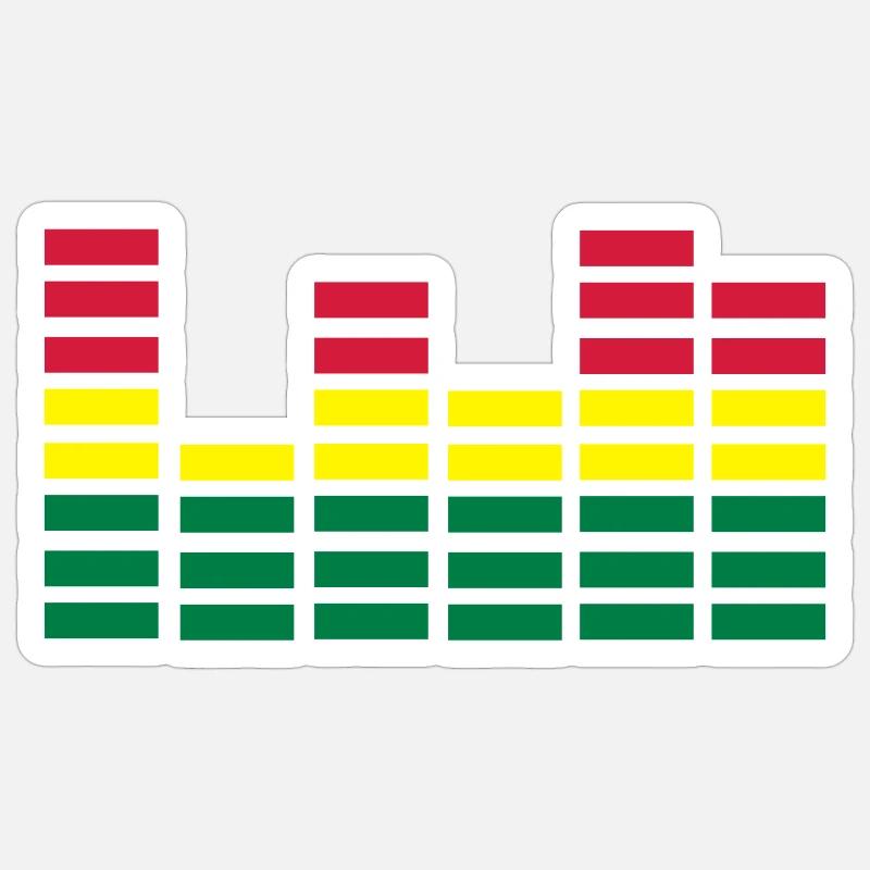Equalizer - Sticker size S (10 x 10 cm) - white matte