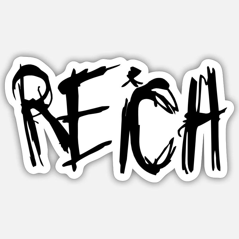 Reich - Sticker Größe S (10 x 10 cm) - Mattweiß