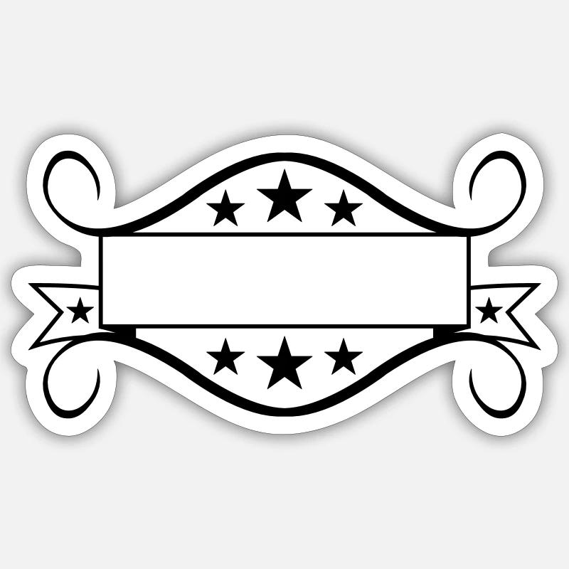 write blank space frame crew legends are bo Sticker size S (10 x 10 cm)