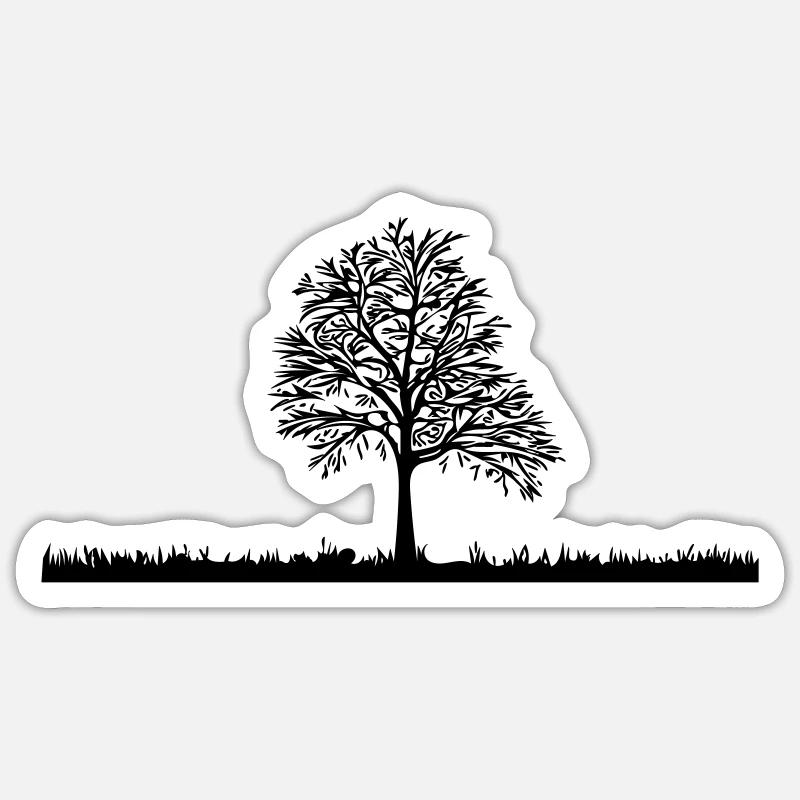 arbre Sticker taille S (10 x 10 cm)