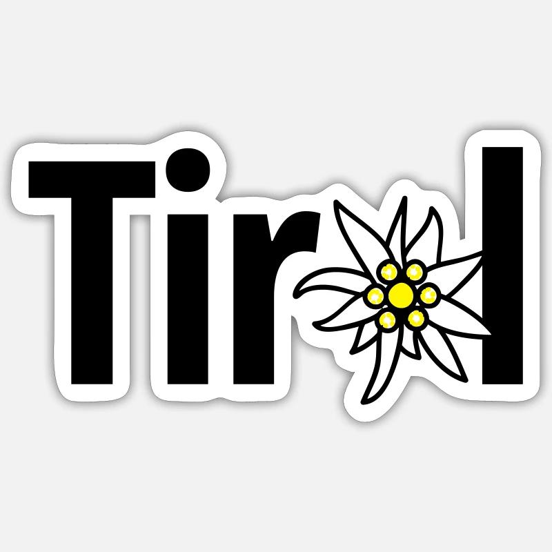 Tirol Sticker Größe S (10 x 10 cm)