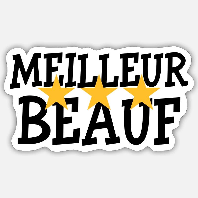 Meilleur Beauf Sticker taille S (10 x 10 cm)