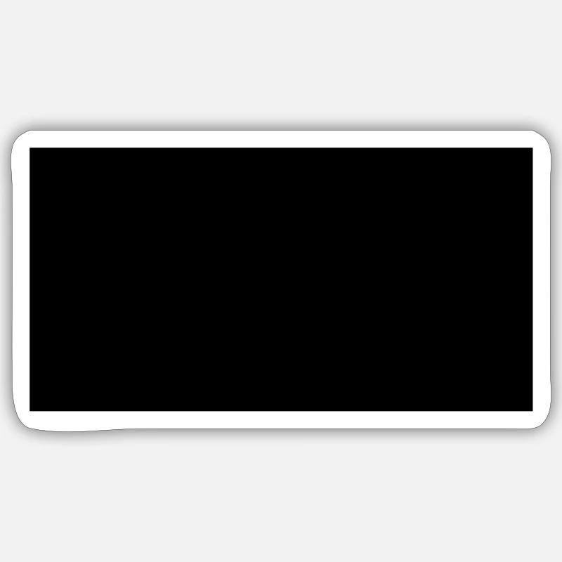 Rectangle Sticker size S (10 x 10 cm)