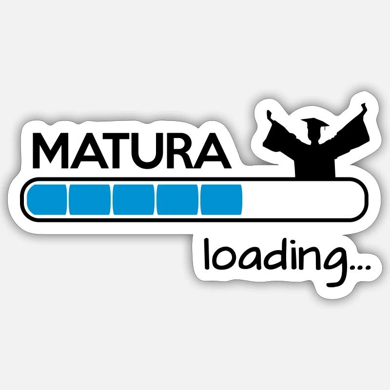 Matura loading Sticker Größe S (10 x 10 cm)
