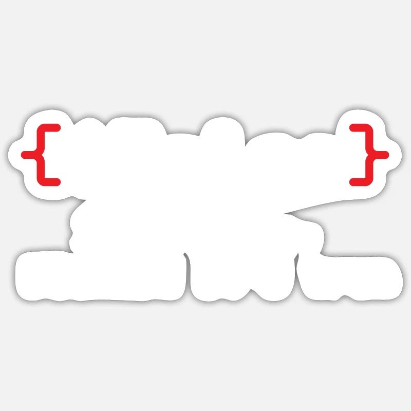 geek informatique informatique nerd computer Sticker taille S (10 x 10 cm)