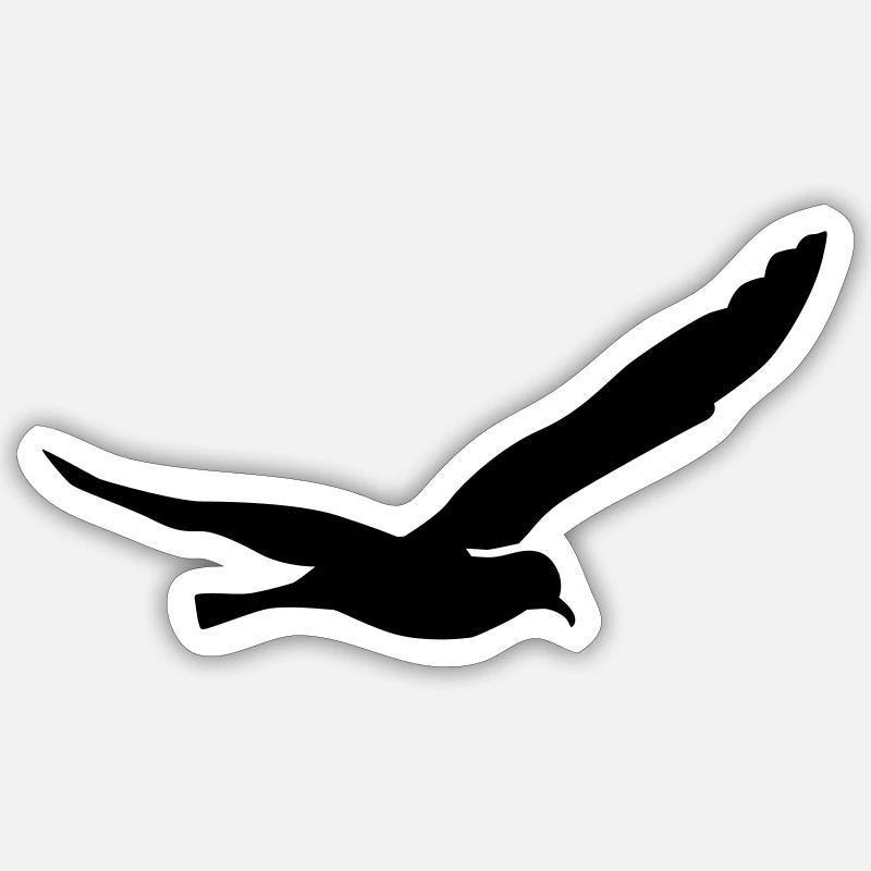 Seagull Sticker size S (10 x 10 cm)