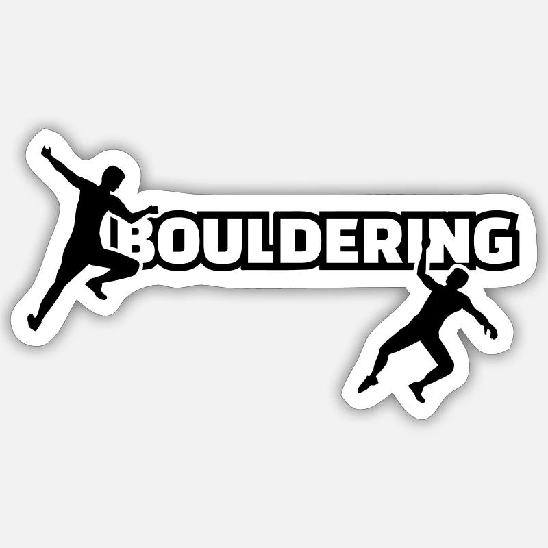 Bouldering Sticker size S (10 x 10 cm)