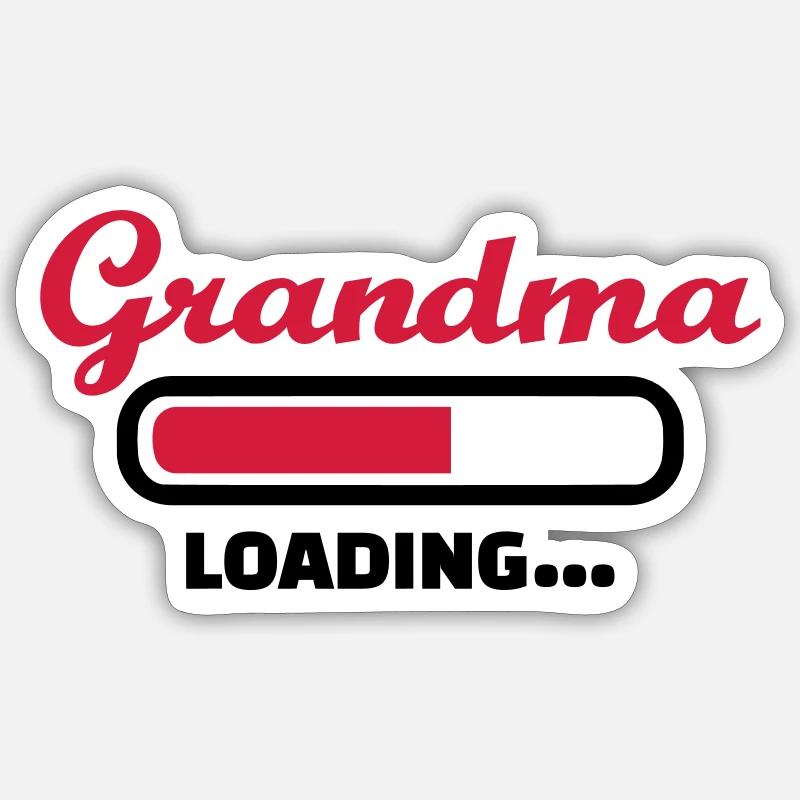 Oma - Sticker Größe S (10 x 10 cm) - Mattweiß