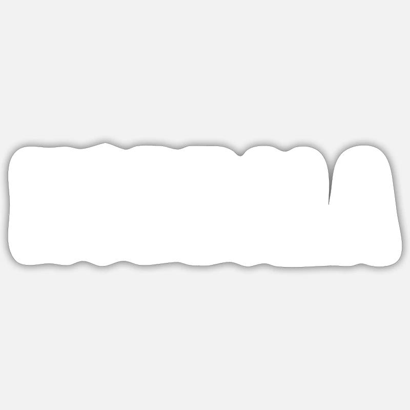 Hobbala - Sticker Größe S (10 x 10 cm) - Mattweiß