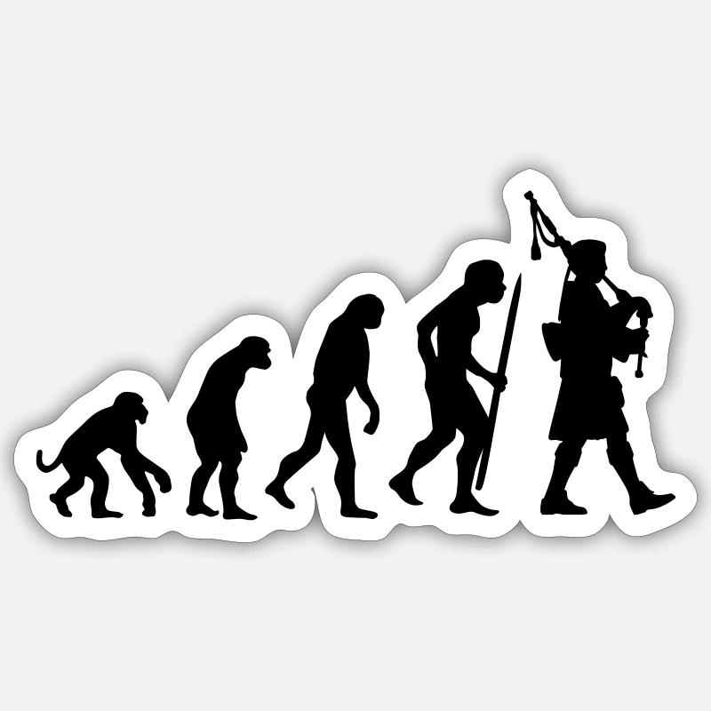 Evolution Pipebag Sticker size S (10 x 10 cm)