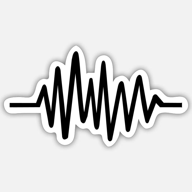 fréquence Sticker taille S (10 x 10 cm)