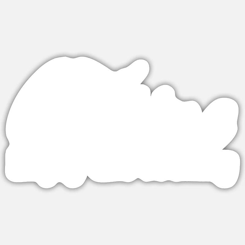 Codeine - Sticker Größe S (10 x 10 cm) - Mattweiß
