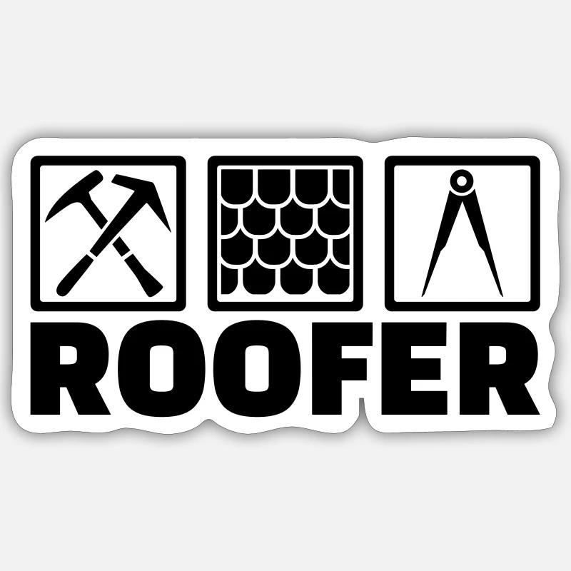 Couvreur Sticker taille S (10 x 10 cm)