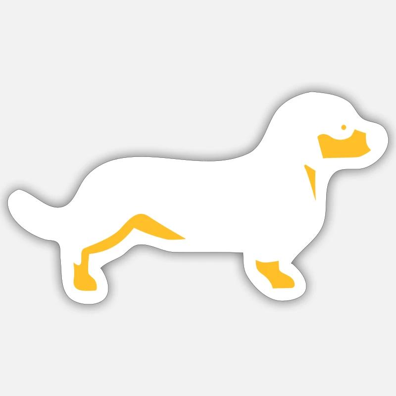 dachshund Sticker size S (10 x 10 cm)
