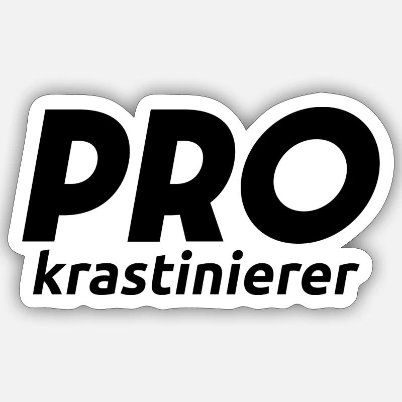 Professional procrastinator Sticker size S (10 x 10 cm)