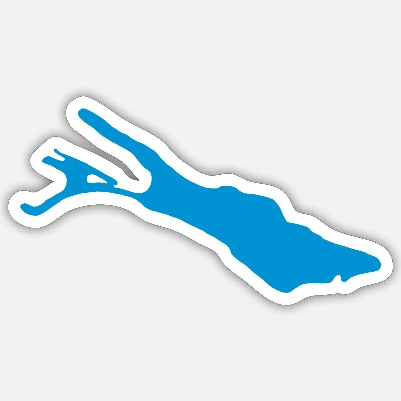 Lac de Constance Sticker taille S (10 x 10 cm)