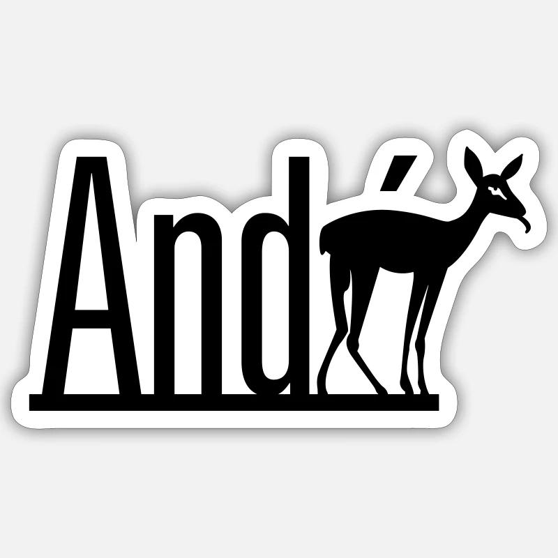 AndRÉH 2 Sticker Größe S (10 x 10 cm)