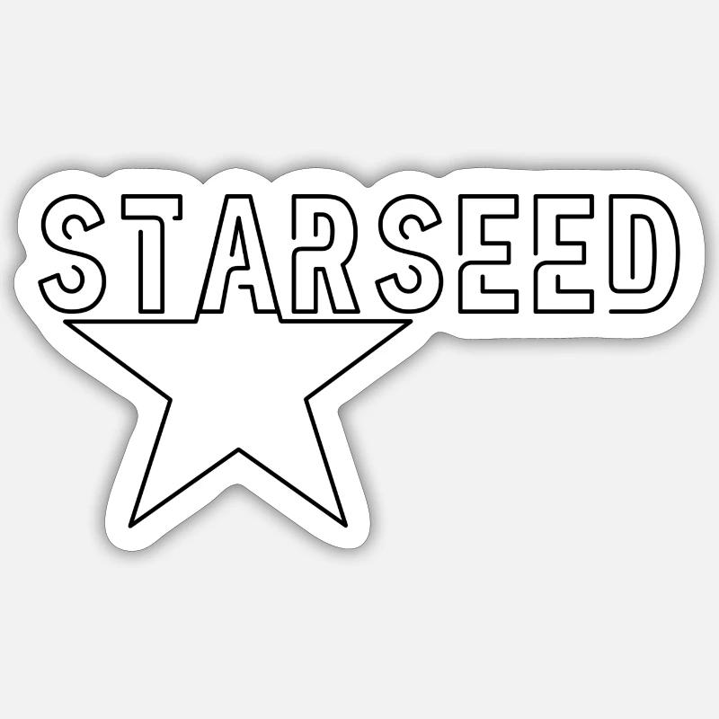 Starseed! - Sticker size S (10 x 10 cm) - white matte