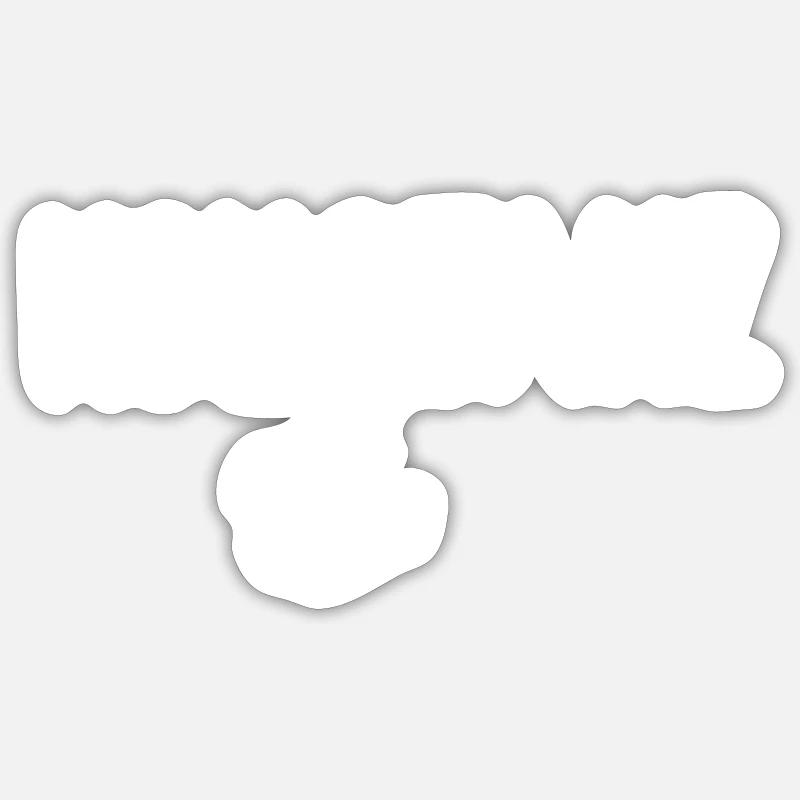 Konstanz - Sticker Größe S (10 x 10 cm) - Mattweiß