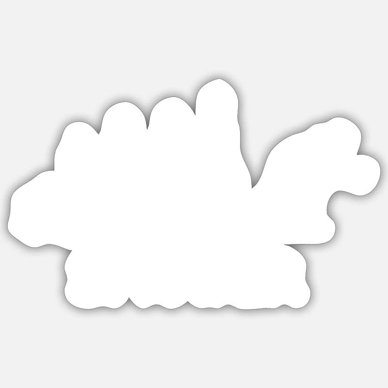 Sprayer Evolution - Sticker Größe S (10 x 10 cm) - Mattweiß